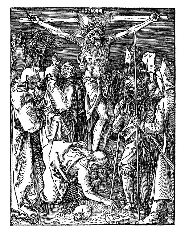 Albrecht Dürer, Piccola passione xilografica. La Crocifissione (1511), xilografia